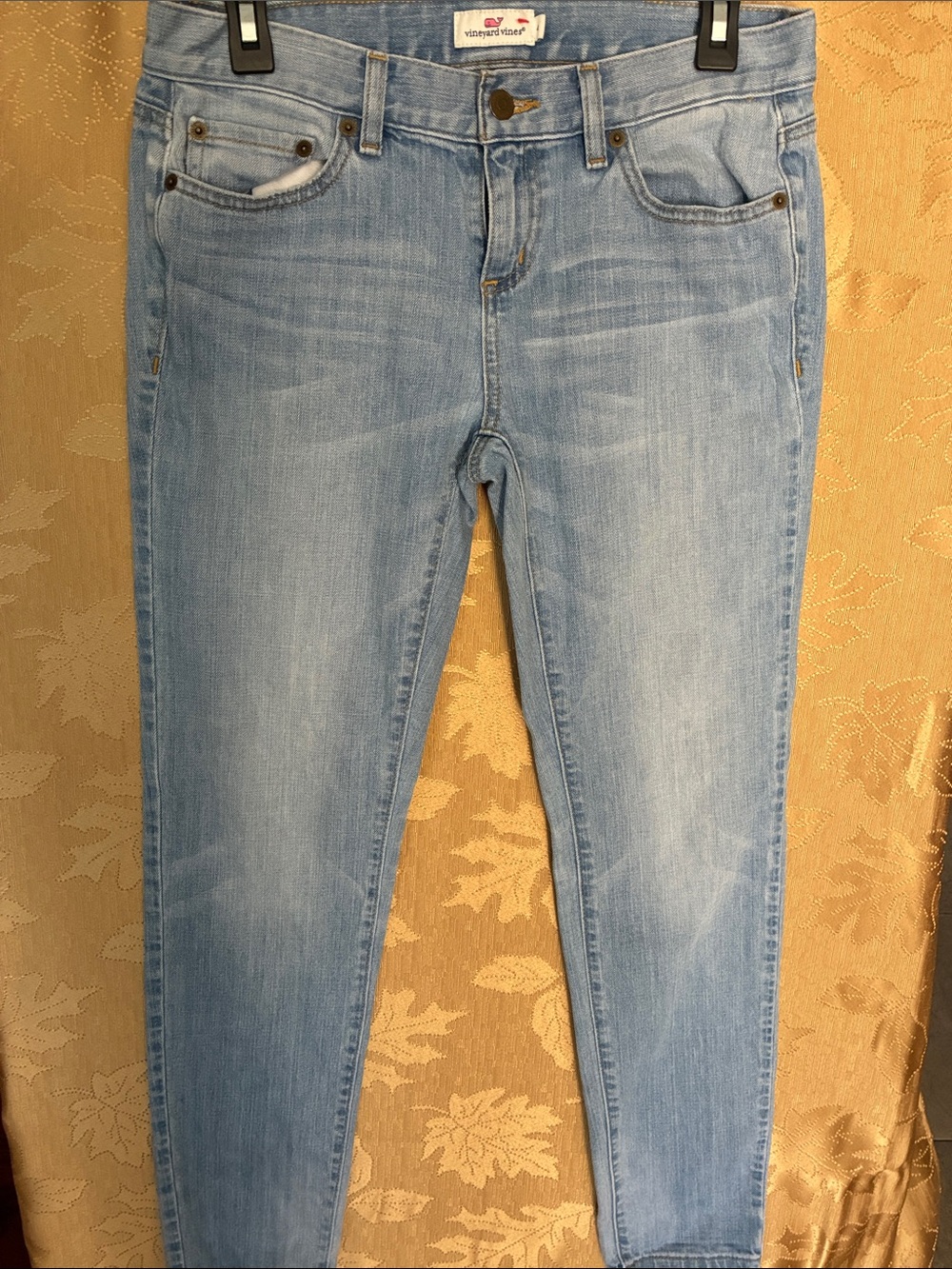 Vineyard Vines Light Wash Skinny Jeans - Pale Blue